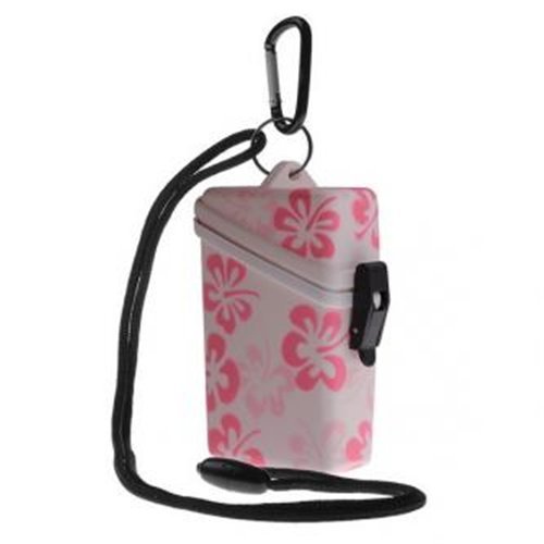 Witz Flower Keep-It-Safe 4.3in x 2.7in Secure Waterproof Container