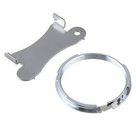eForCity 42 mm M42 Lens to Pentax Camera Adapter ring, Silver