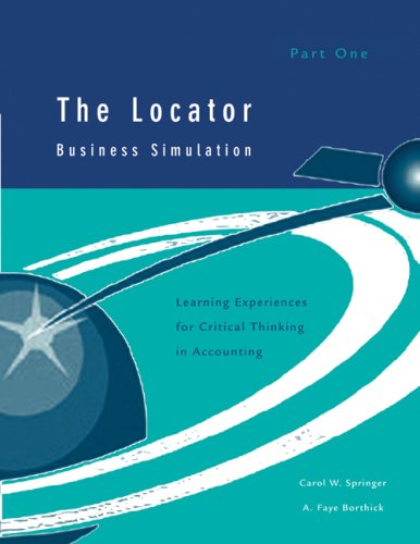 Locator Business Simulation Part One by Carol Springer