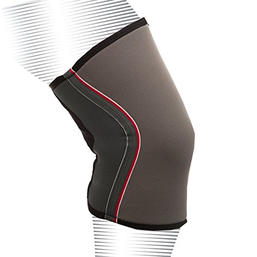 Athletic Knee Sleeve Support - Best Compression joint brace For Man and Woman -Backed with Free Size exchange! Protection while Exercise, Weightlifting, & Powerlifting CrossFit workout