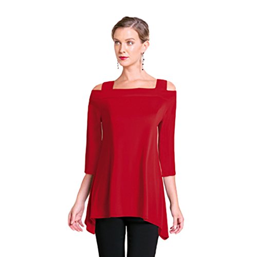 Stunning Clara Sunwoo, Peek a Boo shoulder Top or Tunic T101