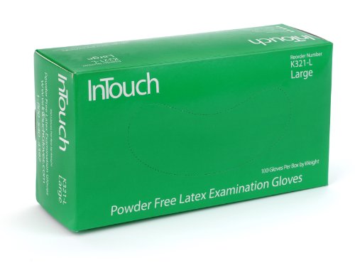 Algopix Similar Product 4 - InTouch Small White Latex Gloves