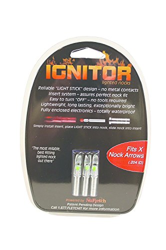 Algopix Similar Product 16 - IGNITOR Lighted Nocks (Green)
