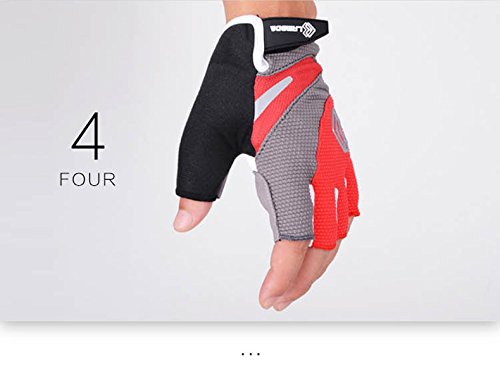 

4ucycling Cycling Lambda Gel Grip Padded Half Finger Gloves 6069