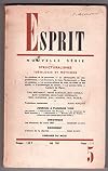 Revue esprit/ mai 1967/ structuralismes ideologie et methode