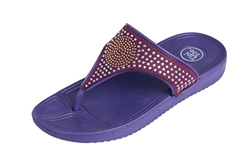 Tipi Toe Girls Rhinestone Thong Sandals