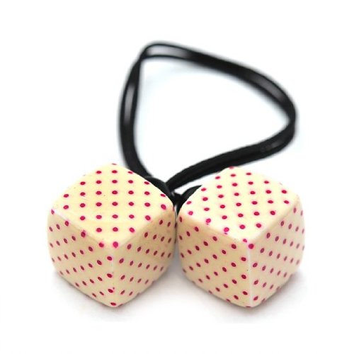 

[Aznavour] Lovely & Cute Mini Dot Cube Pony Tails #PT1461T(MD).