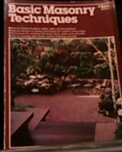 Basic Masonry Techniques (Ortho library) by Ortho Books