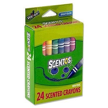 Scentos Crayons -- 24 Scented Crayons