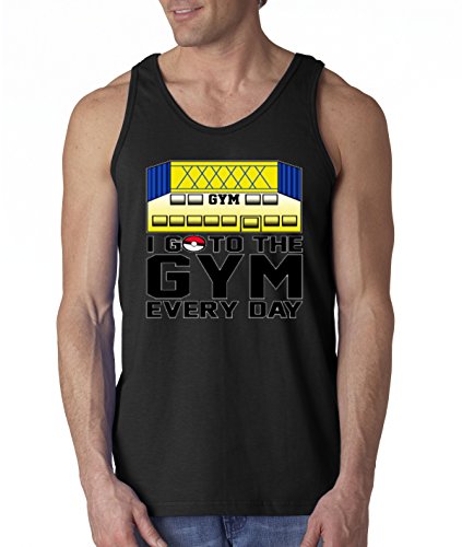 New Way 517 - Men's Tank-Top I GO to the Gym Every Day Pokemon