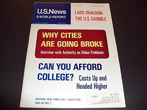 Algopix Similar Product 15 - US News World Report Feb 22 1971 Laos