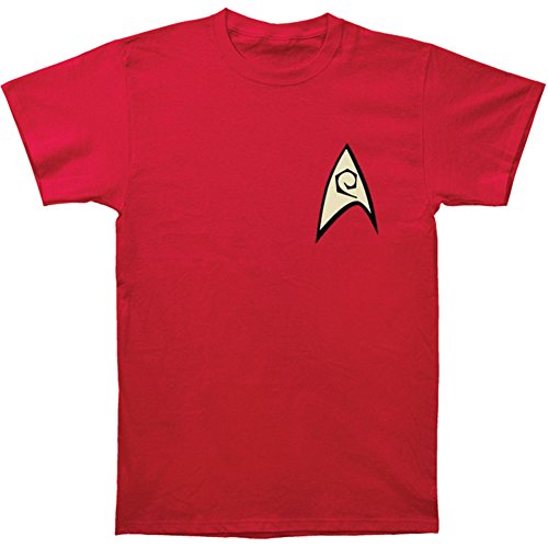 Star Trek Men's Engineering Uniform T-shirt Red