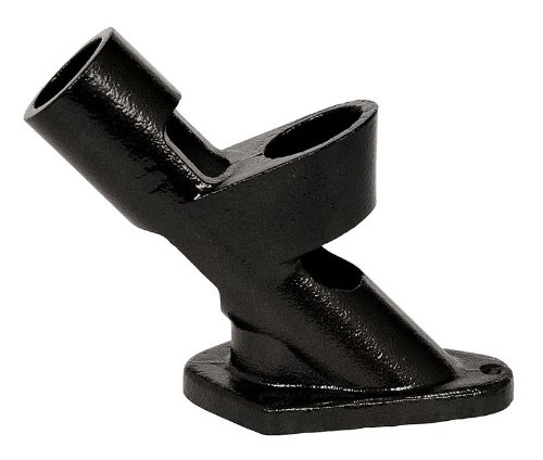 2-Way Cast Iron Flagpole Bracket (Fits 1 in. dia. pole)