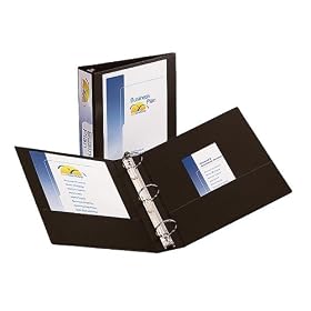 Avery Dennison 19700 Showcase Reference View Binder, 2 in. Capacity, Black