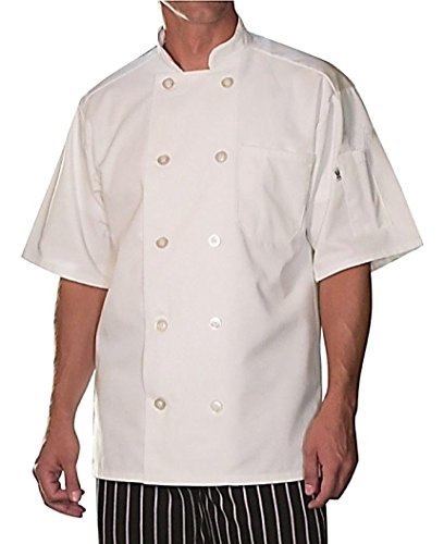 Uncommon Threads Short Sleeve Chef Coat