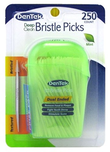 Dentek Deep Clean Bristle Picks Mint 250 Count (2 Pack)