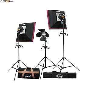 Britek#1800THK 1800w Digital/Video 3 Twin Halogen Light Kit