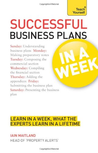 Successful Business Plans in a Week A Teach Yourself Guide (Teach Yourself: General Reference) by Iain Maitland