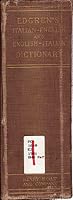 An Italian and English dictionary, with pronunciation and brief etymologies