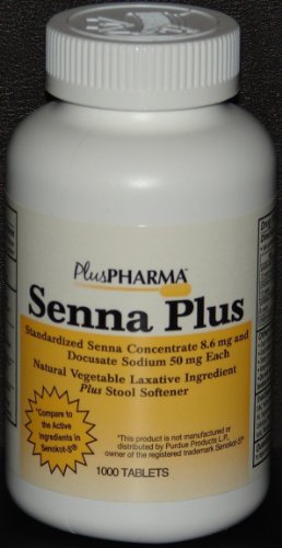 Senna Plus (Compare to Senokot-S) 1000ct