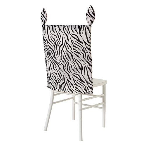 Algopix Similar Product 5 - Zebra Print Chair Covers Party