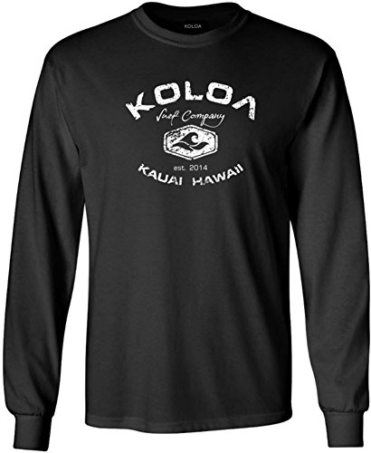 Koloa Surf Vintage Logo Heavy Cotton Long Sleeve T-Shirts in Regular, Big & Tall