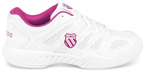 Zapatilla pádel K-swiss Calabasas Omni Blanco Fucsia