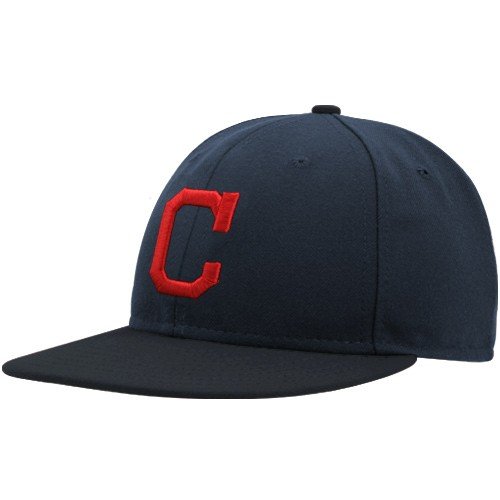New Era Mens 59Fifty MLB Authentic Cleveland Indians Cap