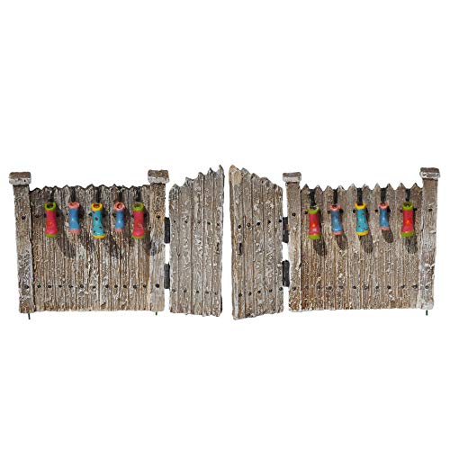 Algopix Similar Product 4 - Miniature Fairy Garden Planter Gate
