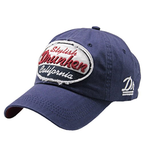 Distressed Vintage Cotton Baseball Cap Embroidered Patch Snapback Trucker Hats