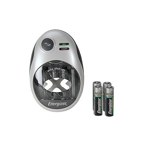 

Energizer Easy Battery Charger Kit - Includes AA & AAA NiMH Batteries