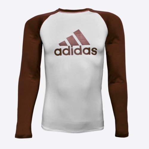 

Adidas Brown IBJJF Competition Rashguard - S - BR