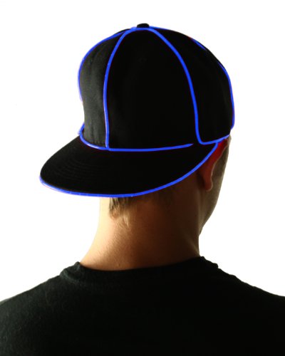 Light Up El Wire Hats (Blue)