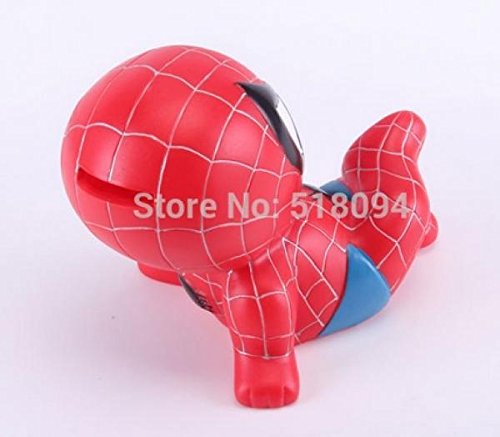 

Spider-man Piggy Coin Bank PVC Figure Toys Dolls Gifts for Children Style 4