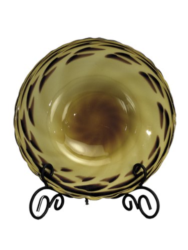 

Dale Tiffany PG60564 Goldenrod Decorative Charger Plate with Stand, 13-1/2-Inch Diameter