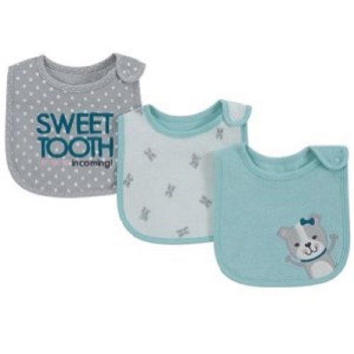 Carter's Bib Set of 3 Girl Bibs 