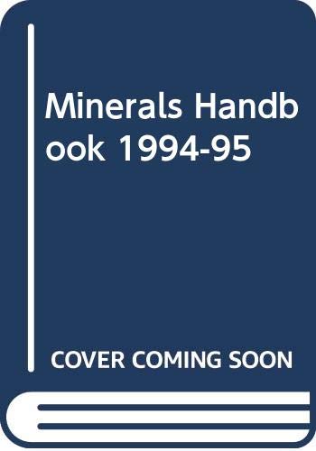 Minerals Handbook, 1994/95 by Phillip Crowson