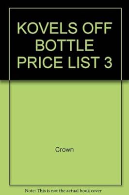 Kovels Off Bottle Price List 3