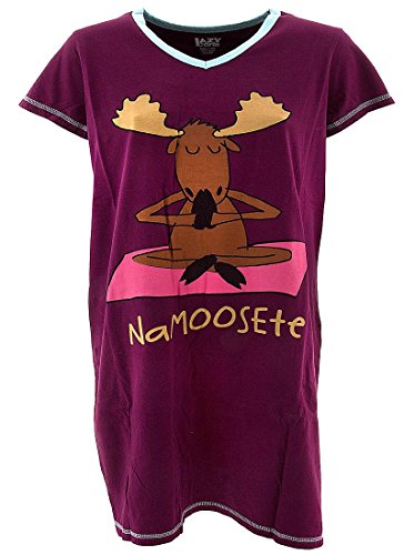 Lazy One Womens V-neck Nightshirt 