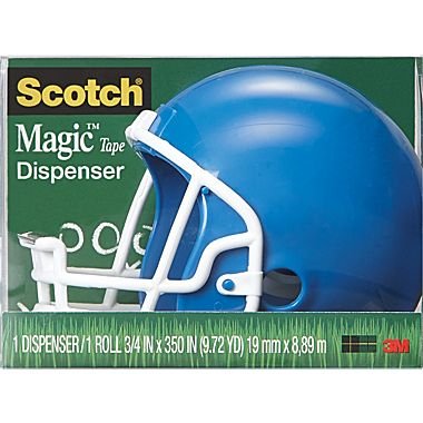 

Scotch® Magic Tape Dispenser - Blue Football Helmet