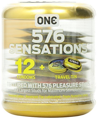576 Sensations Studded ONE Condoms 12 Retail Box