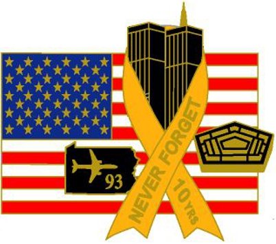 9-11 10th Anniversary Pin