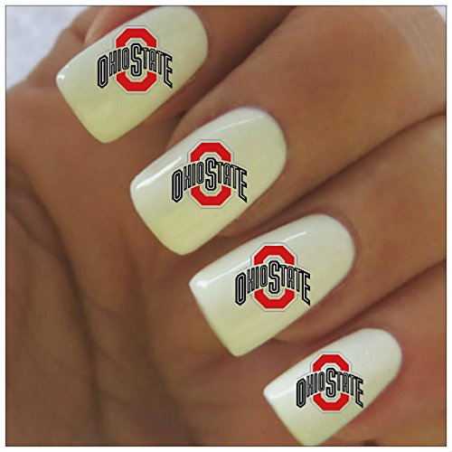 Ohio State Water Slide Nail Decals