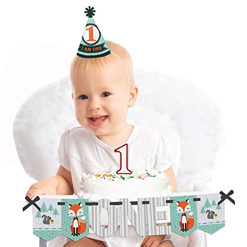 Algopix Similar Product 2 - Big Dot of Happiness Foxy Fox 1st