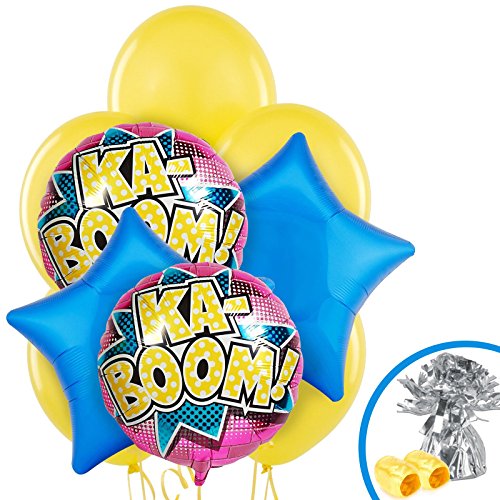 Superhero Girl Party Supplies - Balloon Bouquet