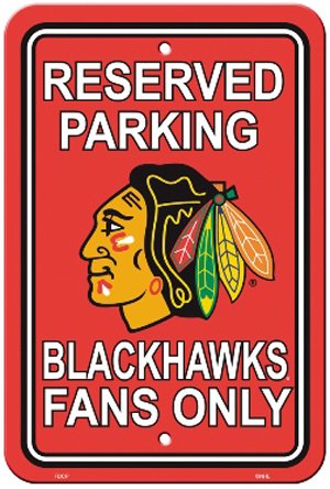 Bsi Products Bsi NHL Chicago Blackhawks Plastic Parking Sign