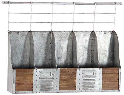 Algopix Similar Product 15 - Benzara Debilitated Metal Wood Wine