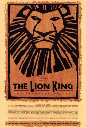 The Lion King The Broadway Musical Poster (Broadway) (27 x 40 Inches - 69cm x 102cm) (9999) - Poster Print, 27x40