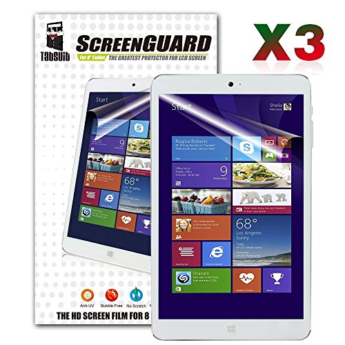 TabSuit Dragon Touch i8 Pro Screen Protector Ultra-Clear of High Definition (HD)-3 Pack for Dragon Touch i8 Pro/ i8 Tablet