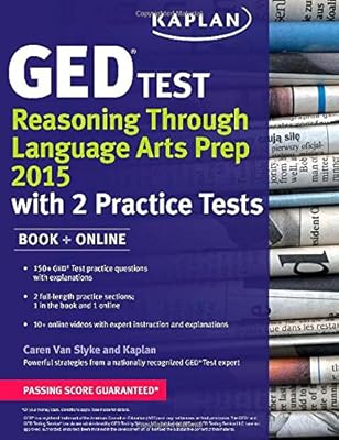 Kaplan GED&reg; Test Reasoning Through Language Arts Prep 2015: Book + Online